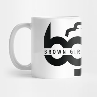 Brown Girl Gamer Code Horizontal Logo - Black Mug